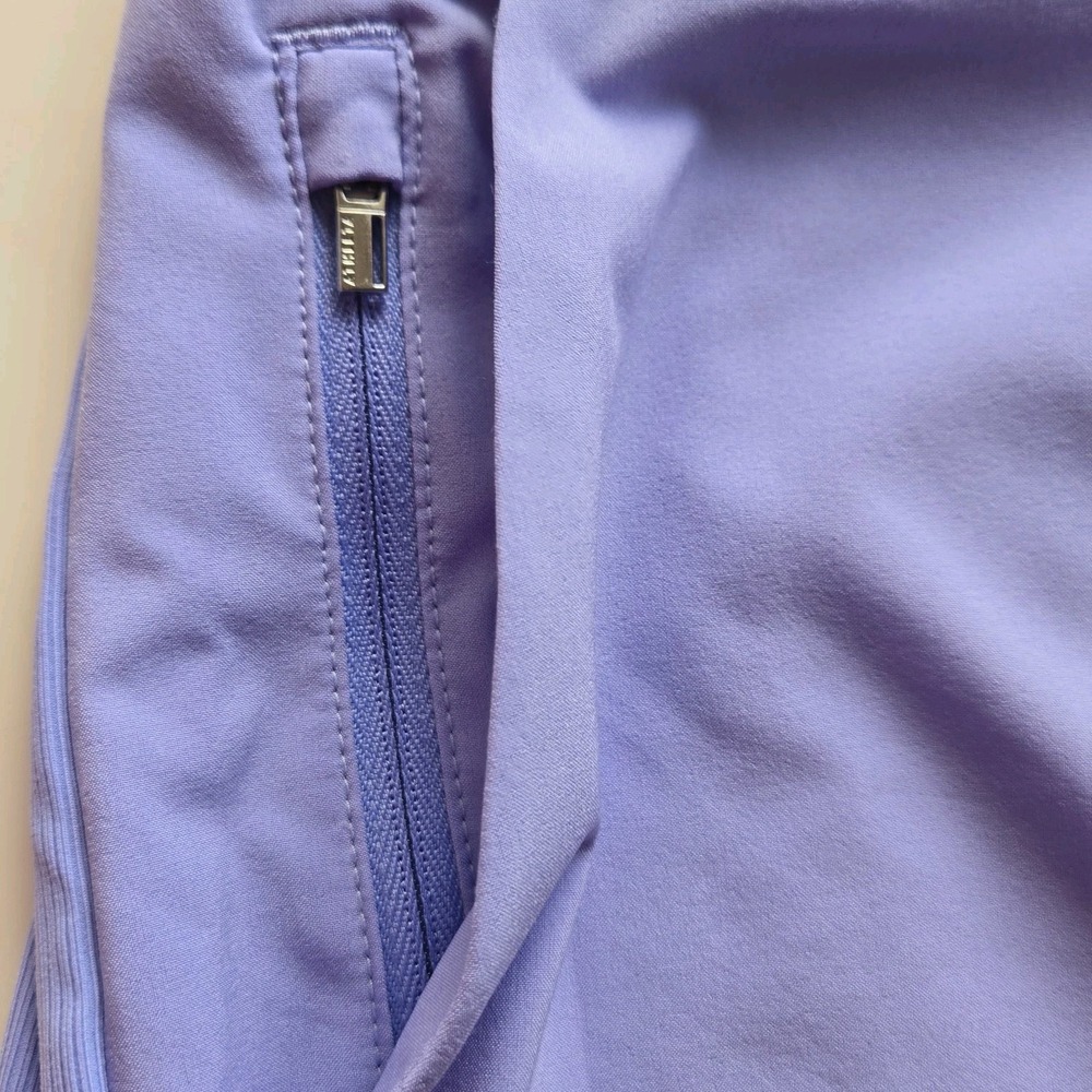 Athleta Size 18 Brooklyn Shorts Pastel Purple Pockets Travel‎ Beach Loungewear - Picture 3 of 7